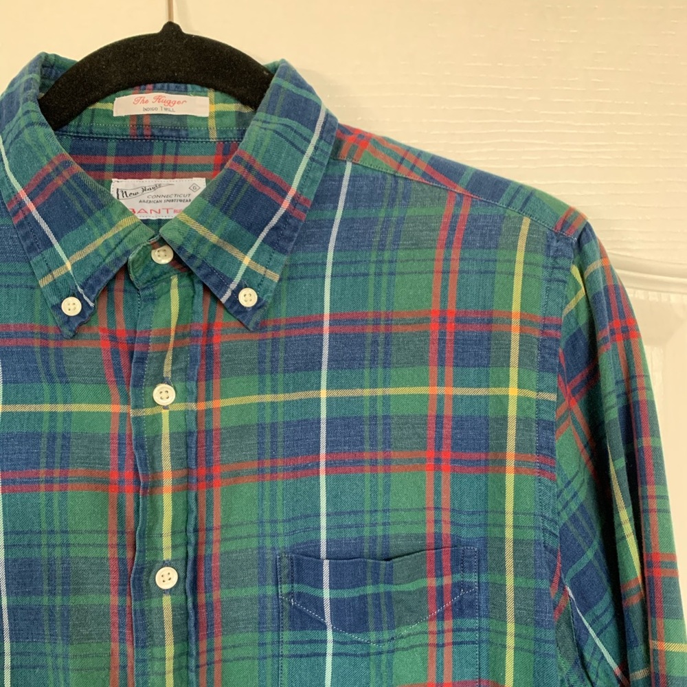 Gant “the hugger” button down - flannel print